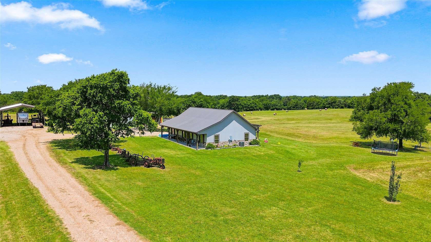 46 Acres of Land with Home for Sale in Ben Franklin, Texas