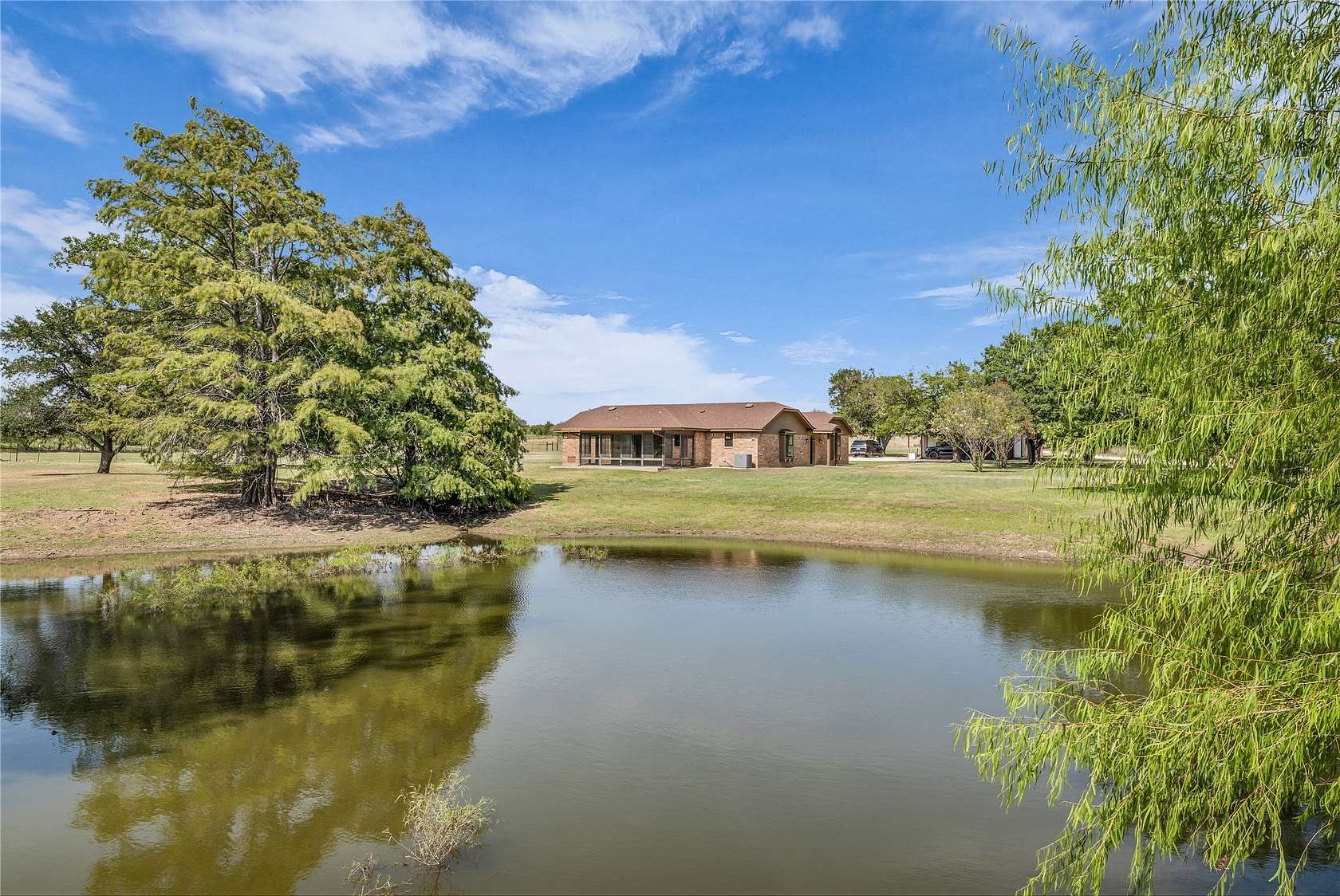6.35 Acres of Land with Home for Sale in China Spring, Texas