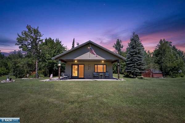58.2 Acres of Recreational Land with Home for Sale in Floodwood, Minnesota