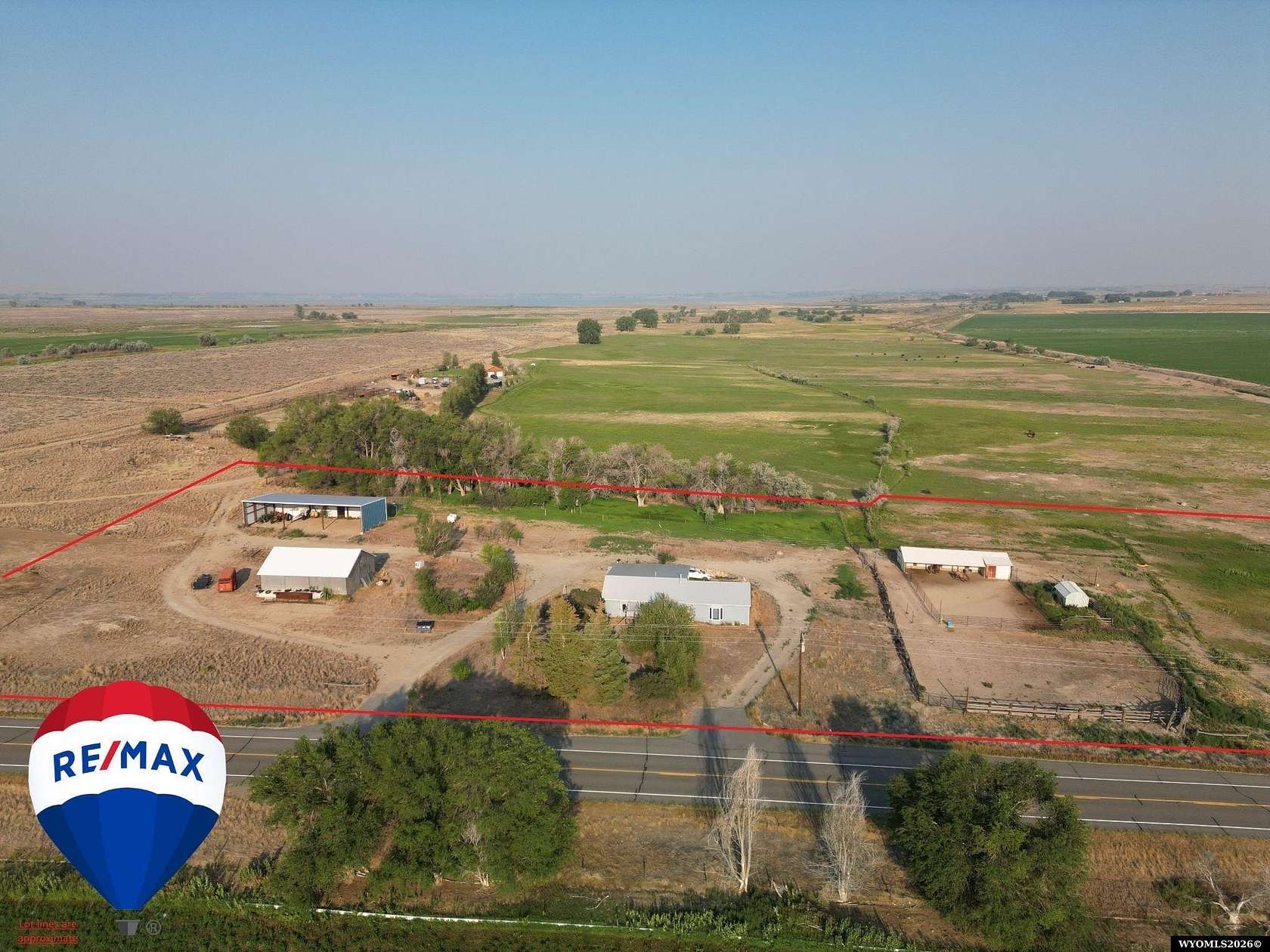 11.7 Acres of Land with Home for Sale in Riverton, Wyoming