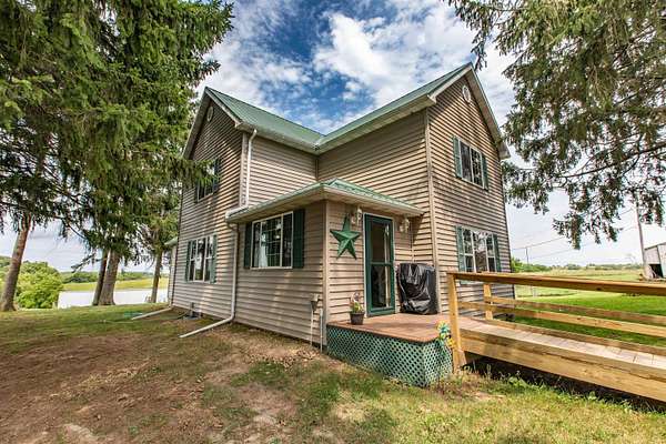 38 Acres of Agricultural Land with Home for Sale in Boscobel, Wisconsin