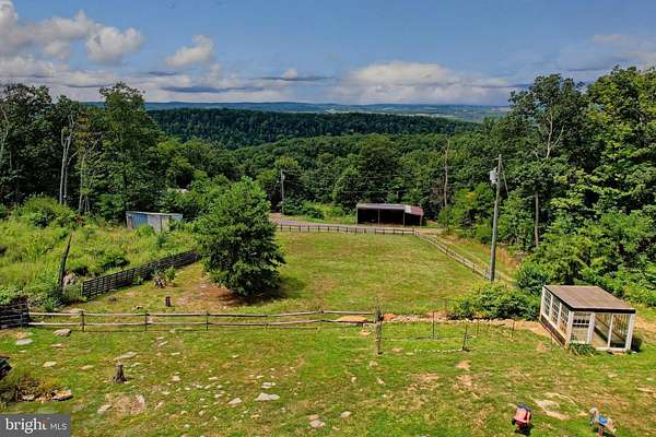 10.6 Acres of Recreational Land with Home for Sale in Augusta, West Virginia