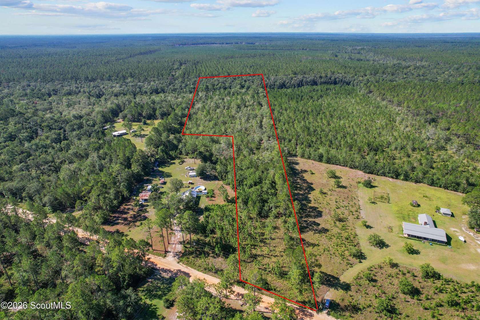 13.4 Acres of Recreational & Residential Land for Sale in Waycross, Georgia