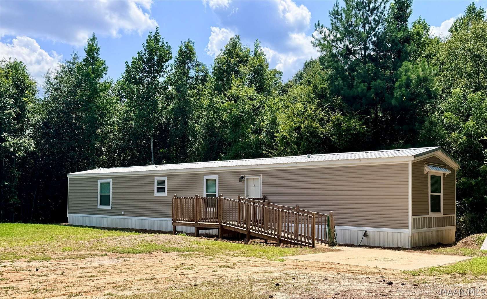 5.1 Acres of Land with Home for Sale in Brantley, Alabama