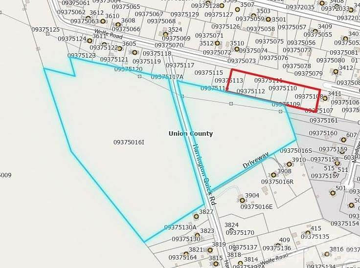 21.9 Acres of Recreational & Residential Land for Sale in Monroe, North Carolina