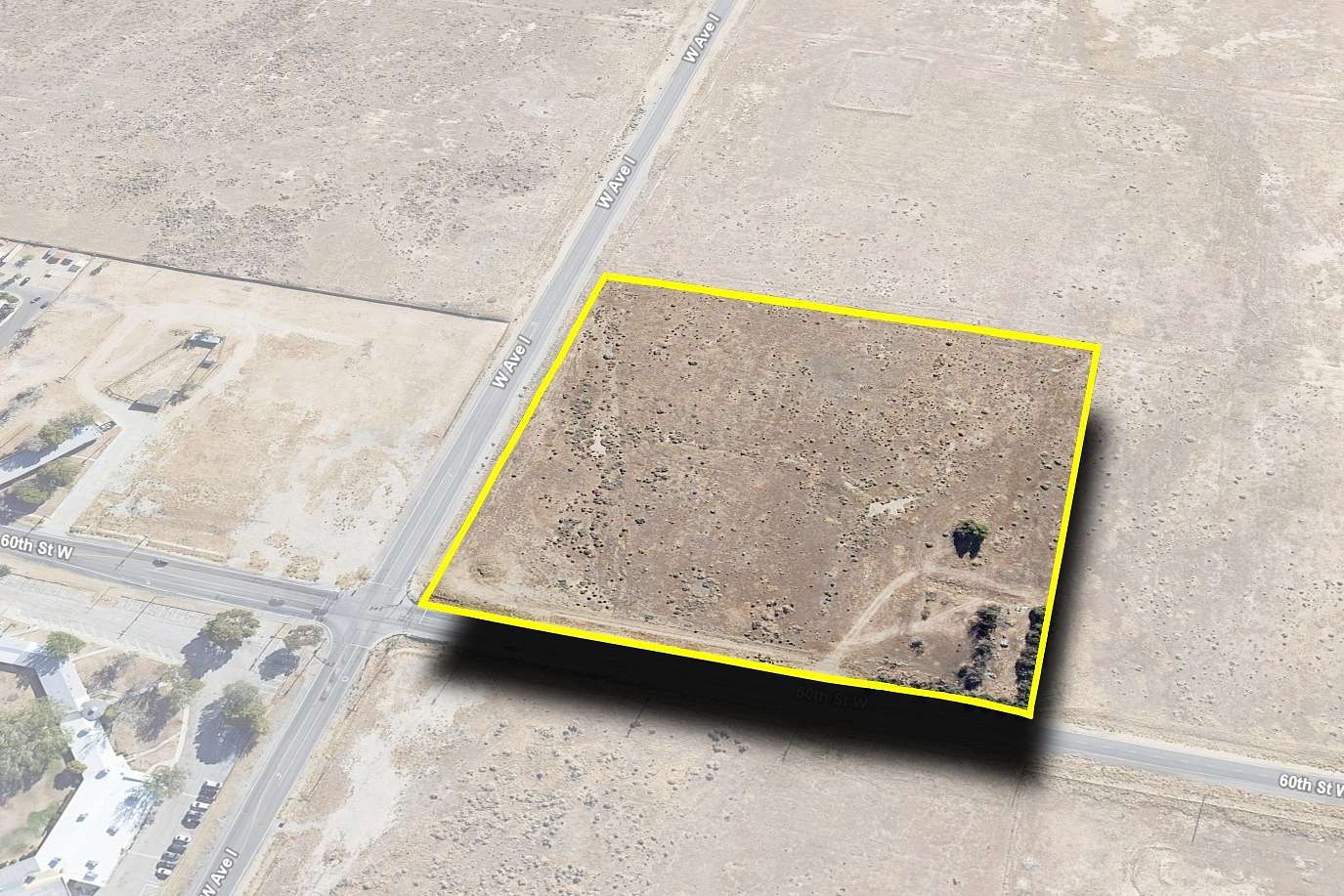 8.8 Acres of Commercial Land for Sale in Lancaster, California