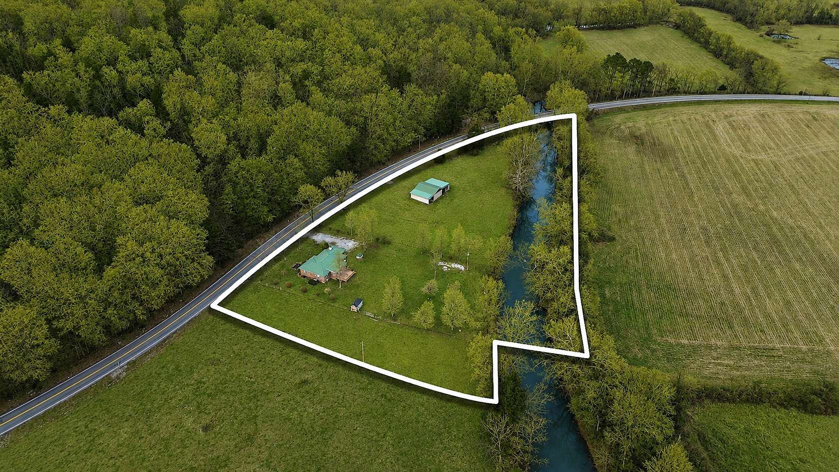 3.79 Acres of Land with Home for Sale in Pelham, Tennessee