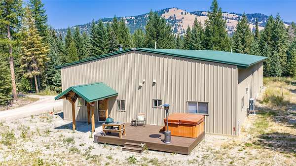 56.9 Acres of Recreational Land with Home for Sale in Kila, Montana