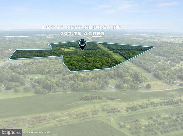 208 Acres of Land for Sale in Clear Brook, Virginia