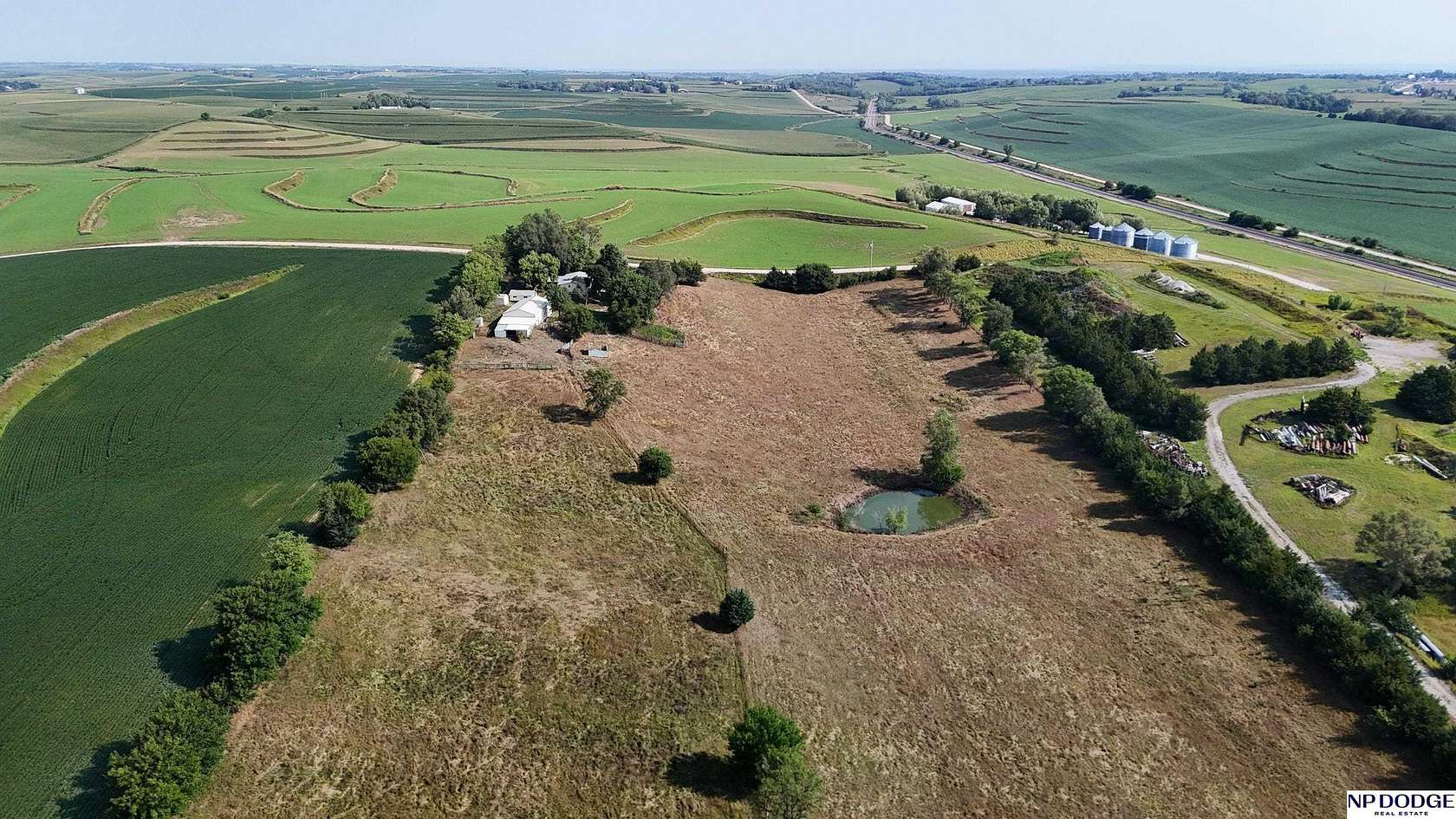 15 Acres of Land with Home for Sale in Blair, Nebraska