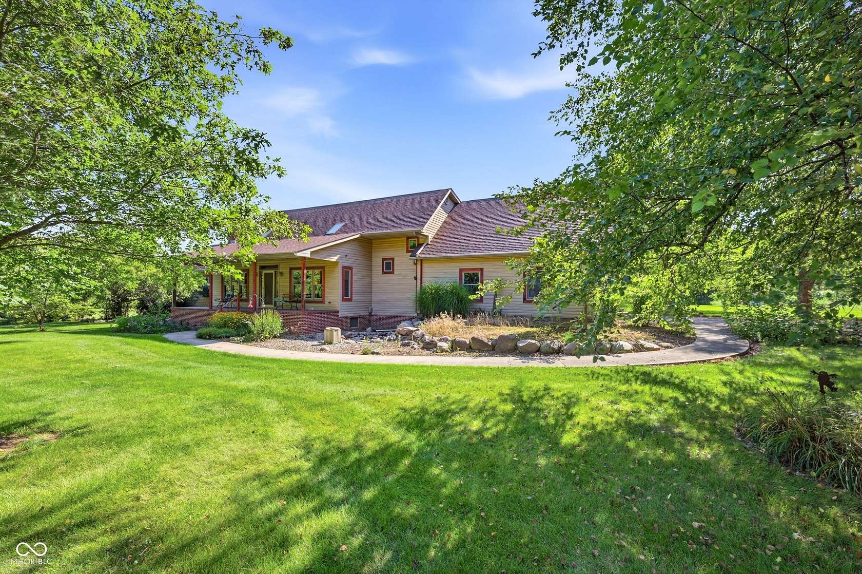 18.9 Acres of Land with Home for Sale in Markleville, Indiana