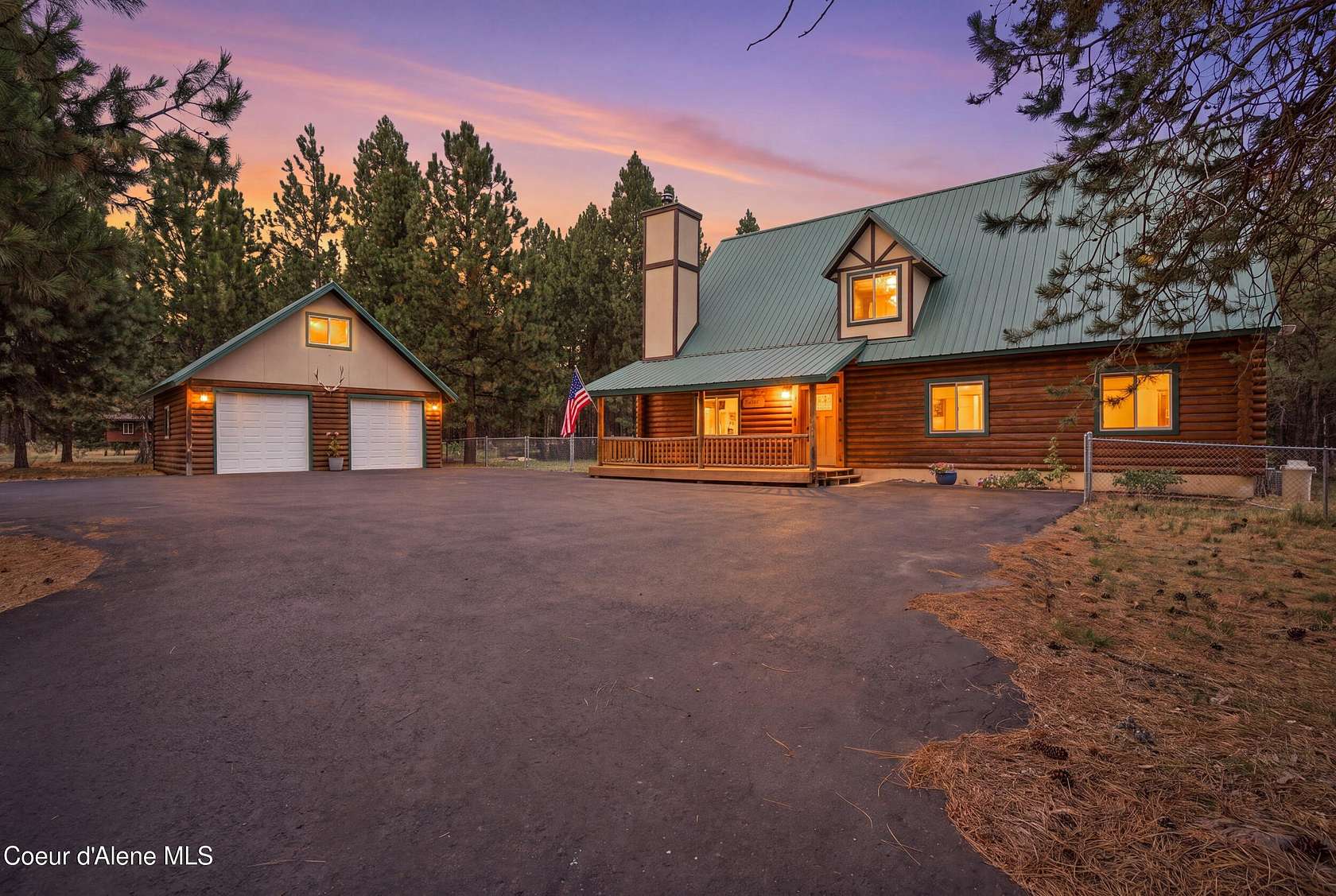 5 Acres of Land with Home for Sale in Athol, Idaho