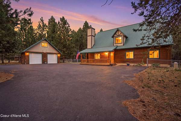 5 Acres of Land with Home for Sale in Athol, Idaho
