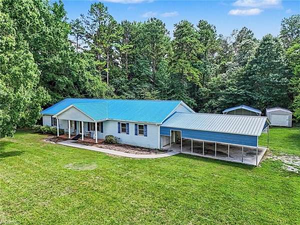 11 Acres of Land with Home for Sale in Mocksville, North Carolina
