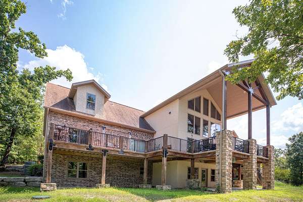55 Acres of Recreational Land with Home for Sale in Kirbyville, Missouri