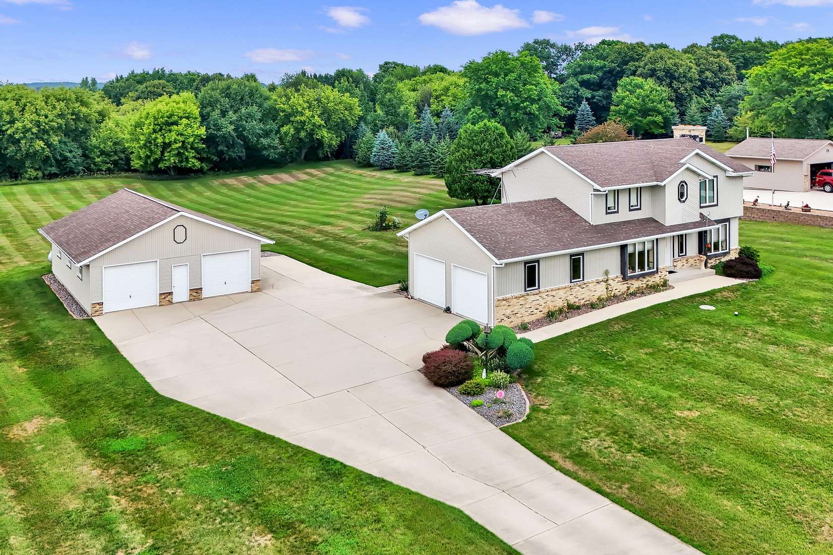 1.77 Acres of Land with Home for Sale in Campbellsport, Wisconsin