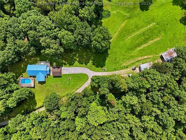 8 Acres of Land with Home for Sale in Ivydale, West Virginia