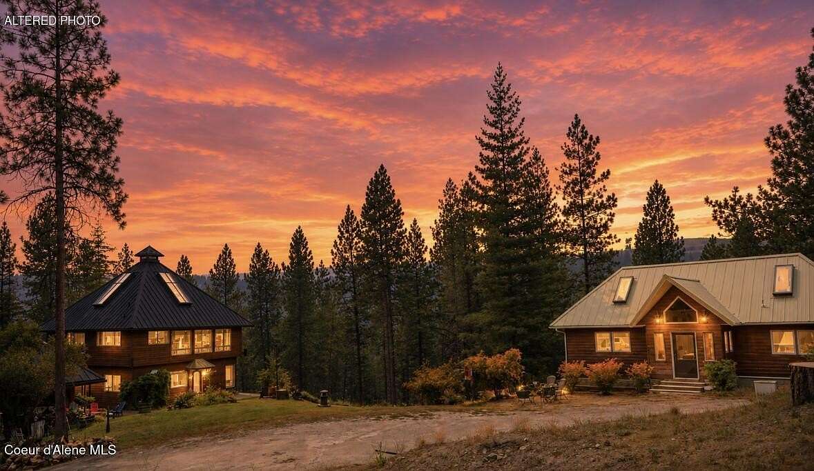 10 Acres of Land with Home for Sale in Pinehurst, Idaho
