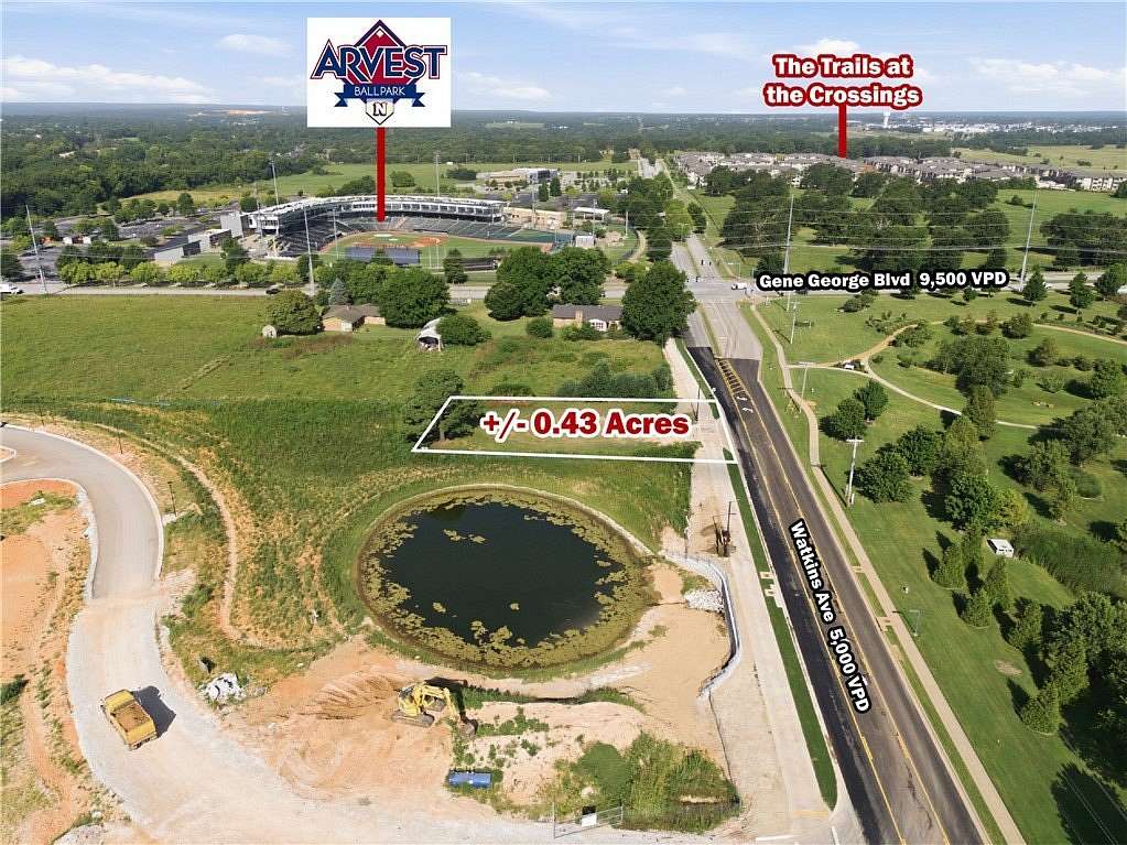 0.43 Acres of Commercial Land for Sale in Springdale, Arkansas
