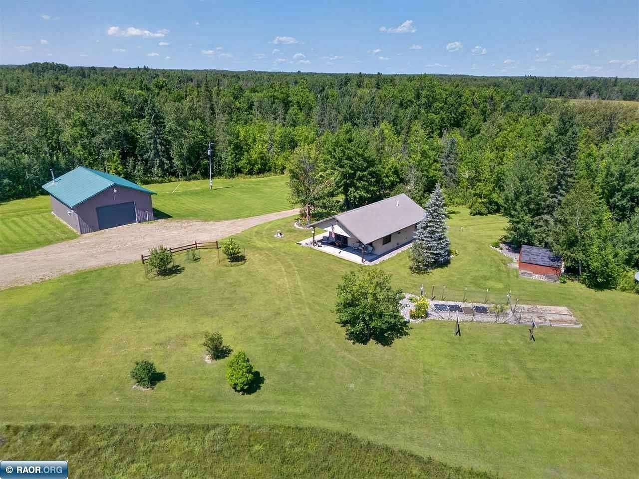 93.8 Acres of Recreational Land with Home for Sale in Floodwood, Minnesota