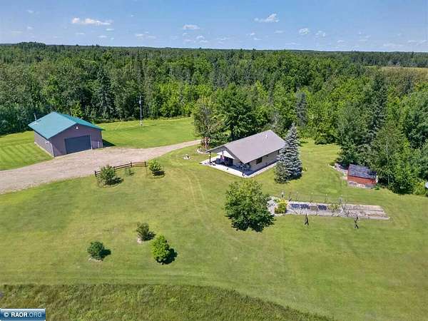 93.8 Acres of Recreational Land with Home for Sale in Floodwood, Minnesota