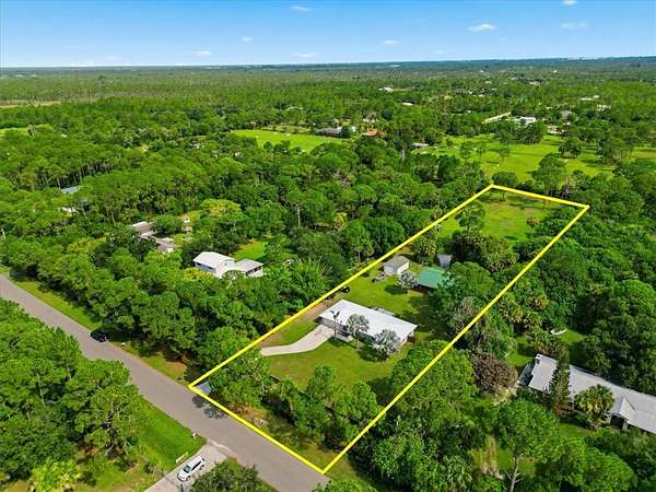2.46 Acres of Land with Home for Sale in Grant-Valkaria, Florida