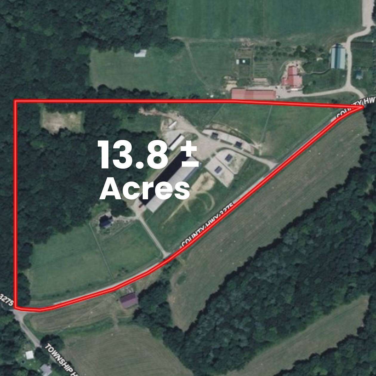 14 Acres of Recreational Land for Auction in Perrysville, Ohio