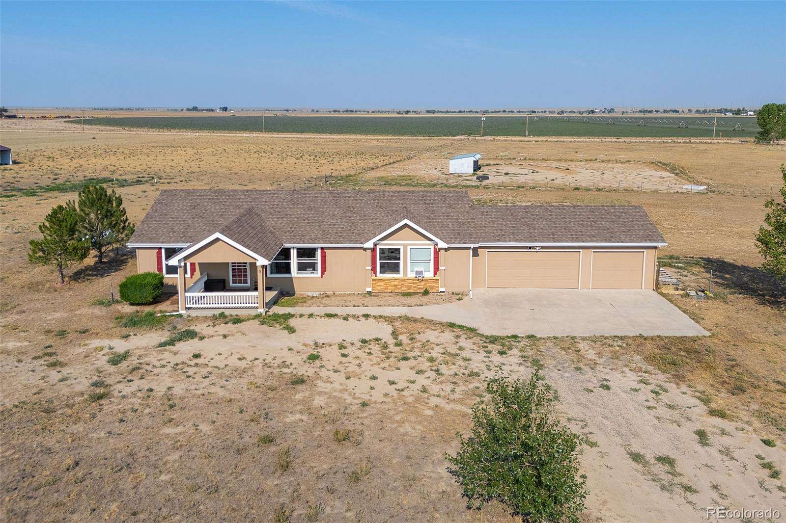 3.69 Acres of Land with Home for Sale in Wiggins, Colorado