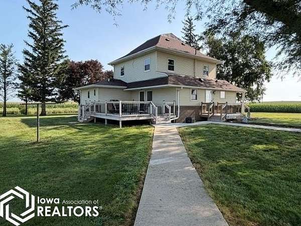 3 Acres of Land with Home for Sale in Titonka, Iowa