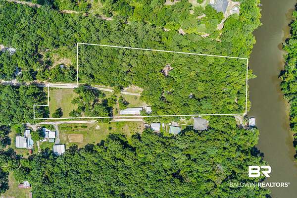 5.2 Acres of Land with Home for Sale in Stockton, Alabama