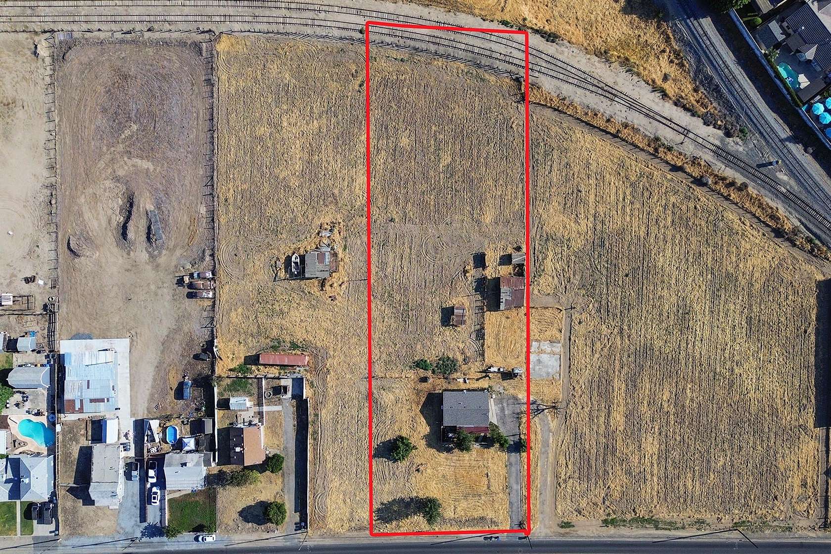 1.5 Acres of Land with Home for Sale in Visalia, California
