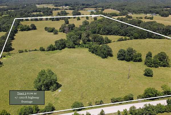 52 Acres of Land for Sale in Reeds Spring, Missouri
