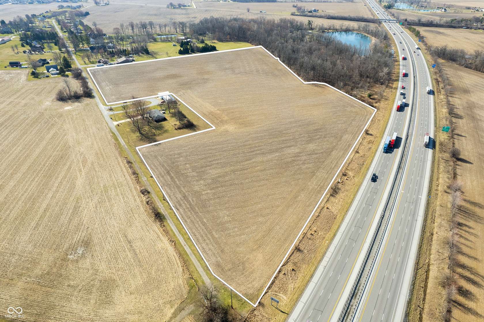 23 Acres of Agricultural & Residential Land for Sale in Pendleton, Indiana