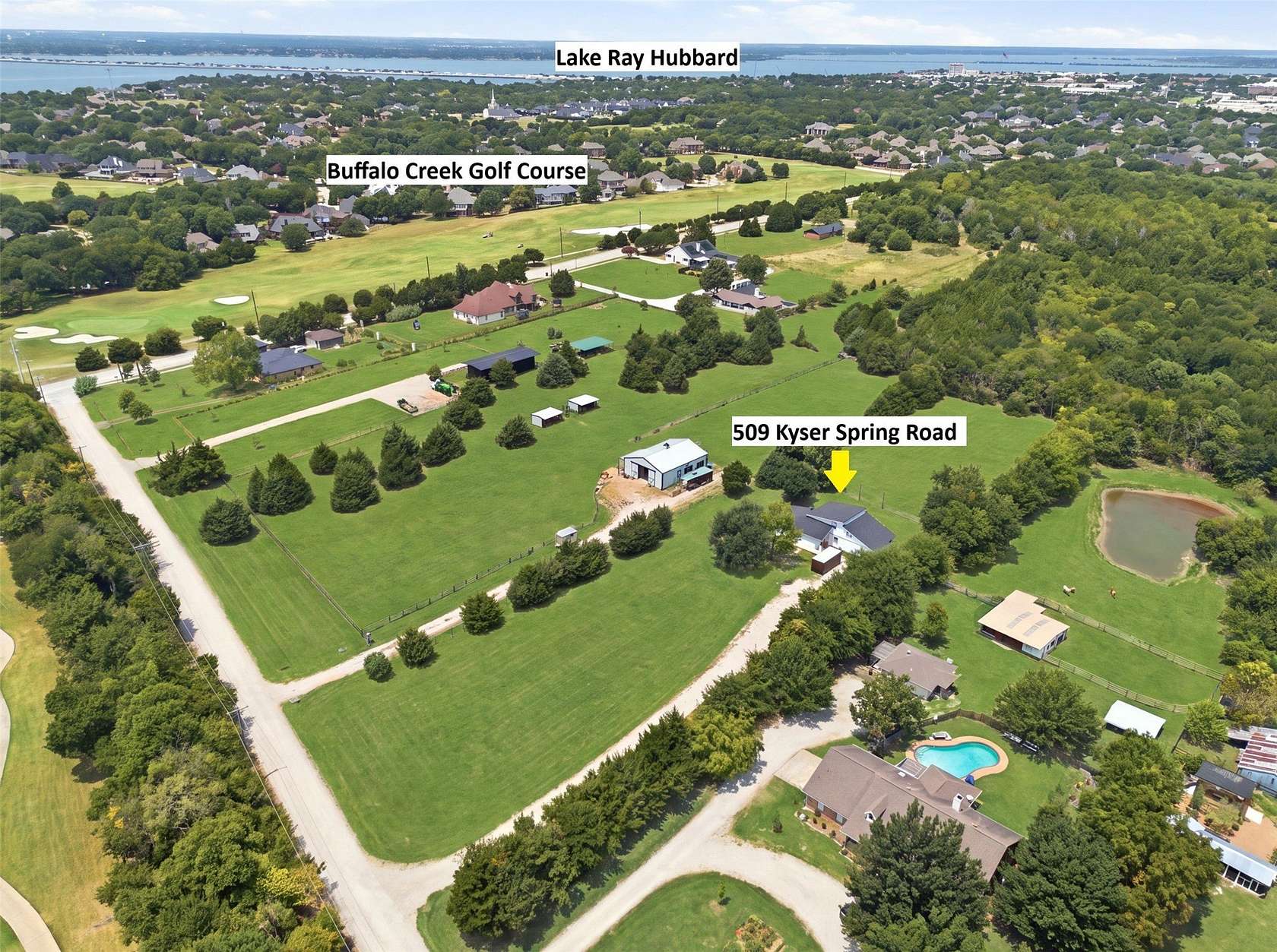 2.26 Acres of Land with Home for Sale in Heath, Texas