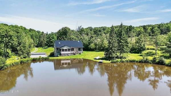 20 Acres of Recreational Land with Home for Sale in New Albany, Pennsylvania