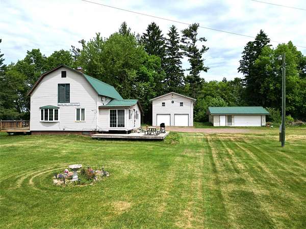 20 Acres of Recreational Land with Home for Sale in Ladysmith, Wisconsin