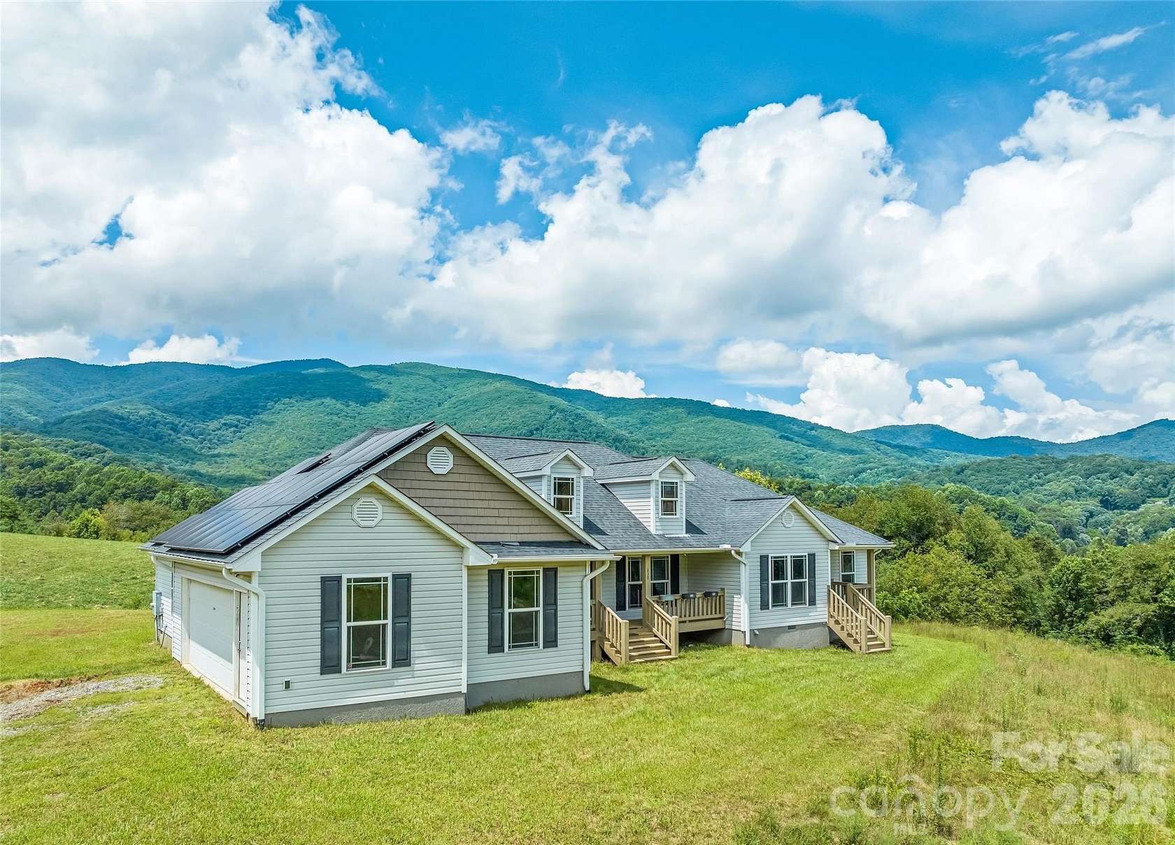 6 Acres of Land with Home for Sale in Waynesville, North Carolina