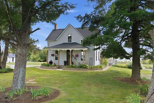 20 Acres of Agricultural Land with Home for Sale in Guilford, Indiana