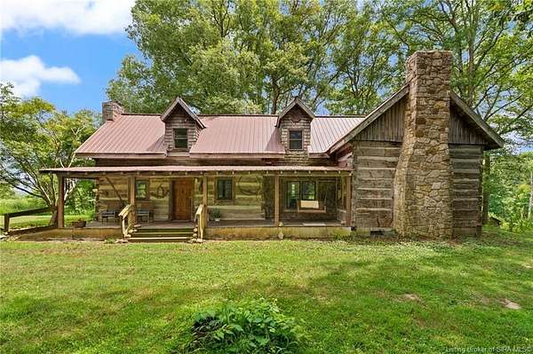 6 Acres of Land with Home for Sale in Salem, Indiana