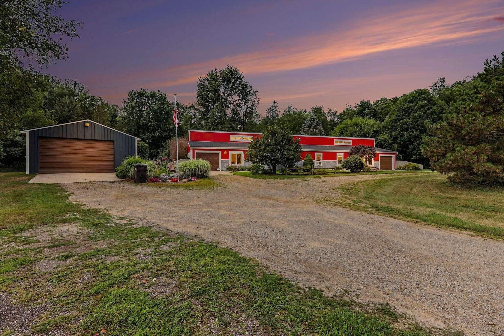 2.27 Acres of Land with Home for Sale in Shelbyville, Michigan