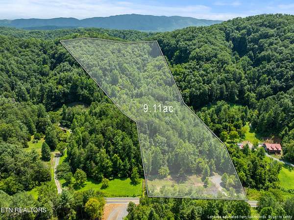 9.1 Acres of Residential Land for Sale in Sevierville, Tennessee