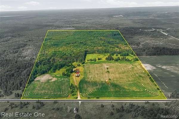 120 Acres of Land with Home for Sale in Doyle Township, Michigan