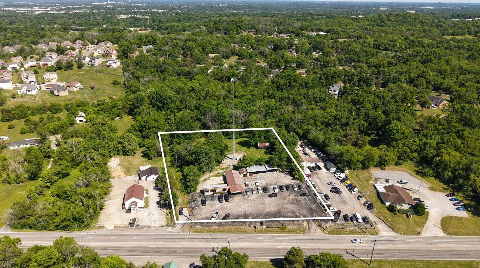 1.65 Acres of Improved Commercial Land for Auction in Nashville, Tennessee