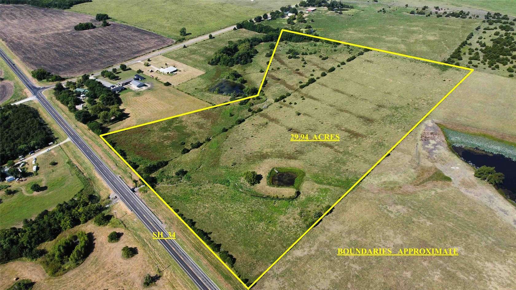 30 Acres of Agricultural & Residential Land for Sale in Wolfe City, Texas