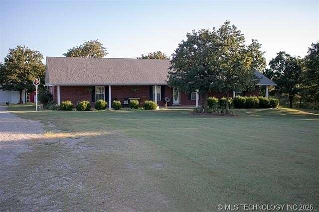 9.79 Acres of Land with Home for Sale in Mannford, Oklahoma