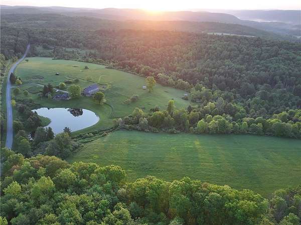 159 Acres of Land with Home for Sale in Unadilla, New York