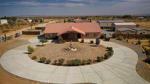 2.15 Acres of Land with Home for Sale in Victorville, California