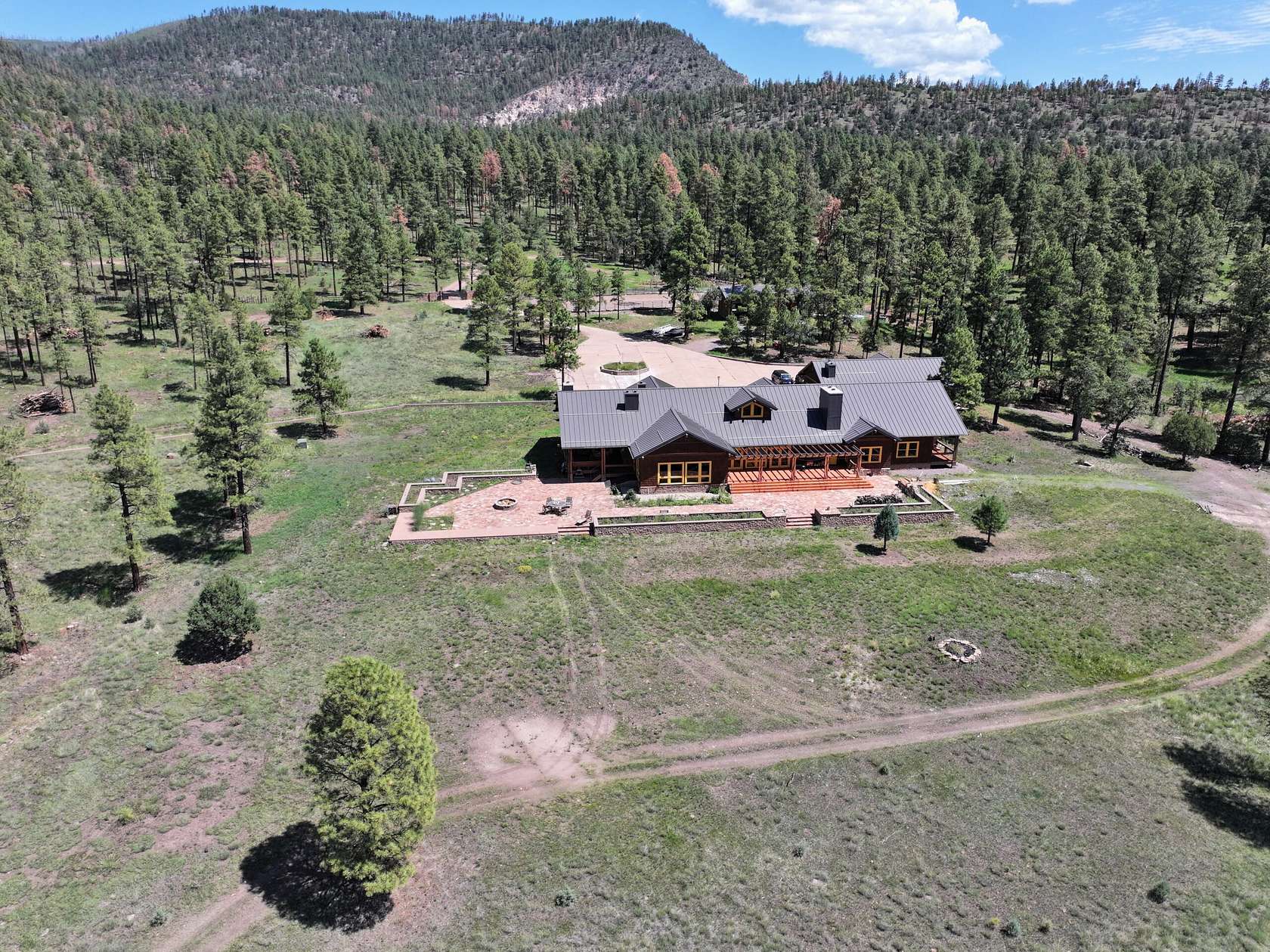 57.5 Acres of Recreational Land with Home for Sale in Alpine, Arizona