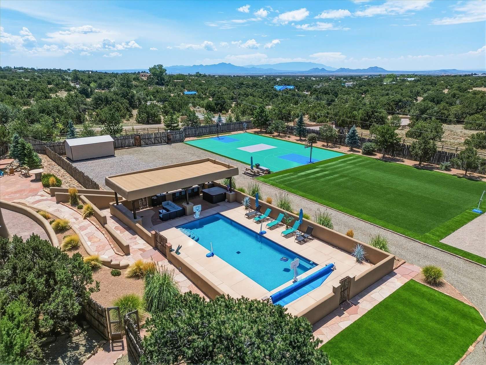 2.69 Acres of Land with Home for Sale in Santa Fe, New Mexico