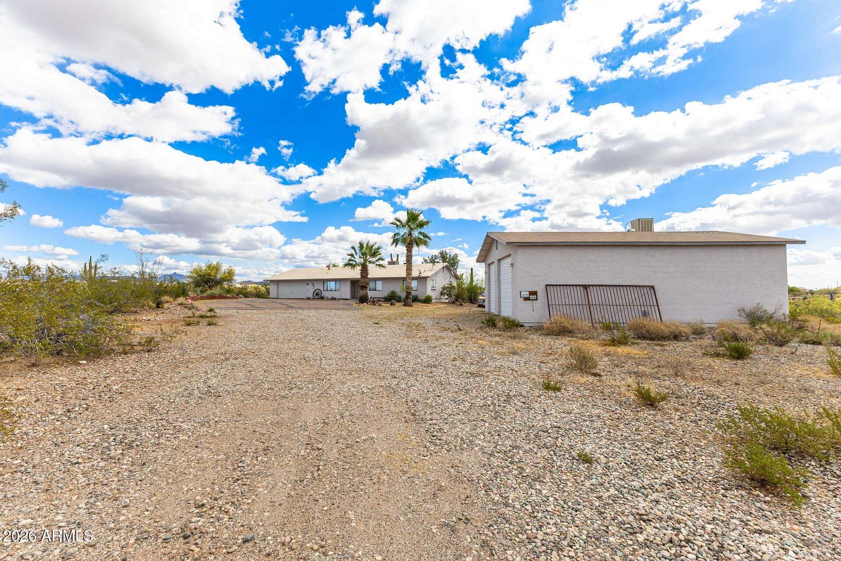 3.4 Acres of Land with Home for Sale in Morristown, Arizona
